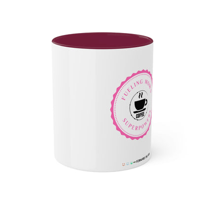 Colorful 11oz Mug - Mom's Superpowers