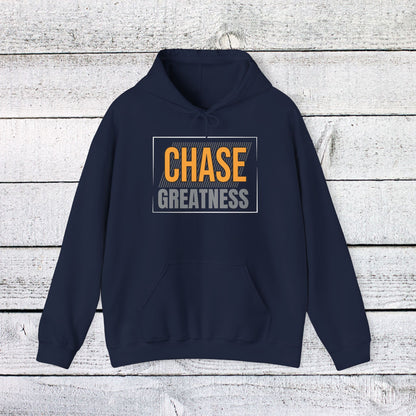 Unisex Heavy Blend™ Hooded Sweatshirt - Chase Greatness - Bold Motivation Quote