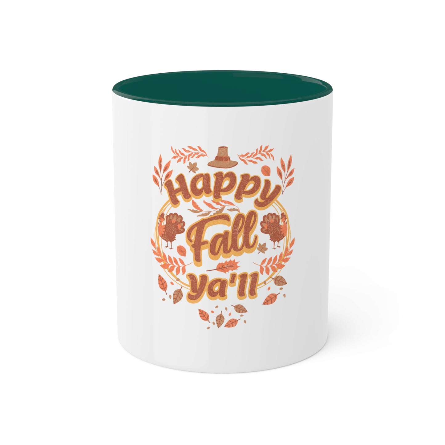 colorful 11oz mug - happy fall ya'll