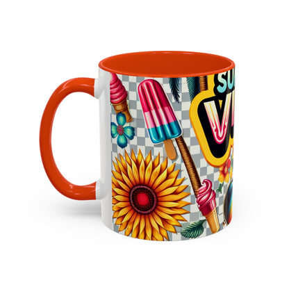 Colorful Summer Vibes Mug | Vibrant Design for Your Morning Coffee