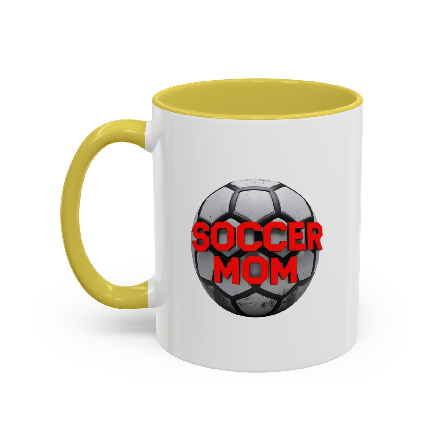 colorful soccer mom mug - perfect gift for sports enthusiasts