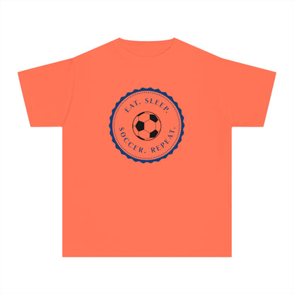 Youth T-Shirt - Soccer. Repeat.