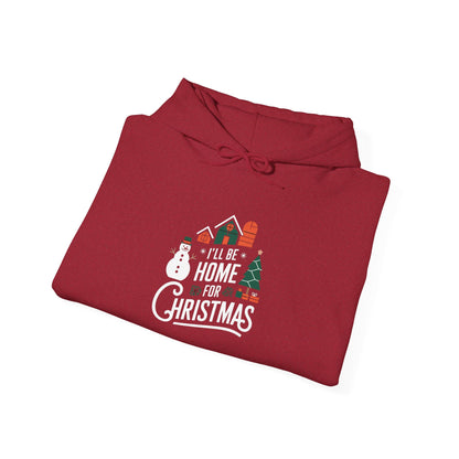 Men's and Women's Christmas Sweatshirt. Home for Christmas. Unisex Christmas Sweatshirt.