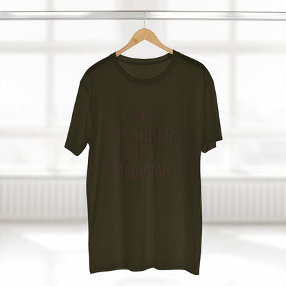 Men's Stable Tee - I'm a Teacher Not a Magician. Teachers with Attitude.