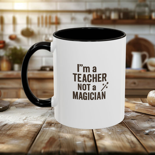 Colorful Teacher Mug - Perfect Gift for Educators. Teachers with Attitude.