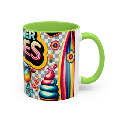Colorful Summer Vibes Mug | Vibrant Design for Your Morning Coffee