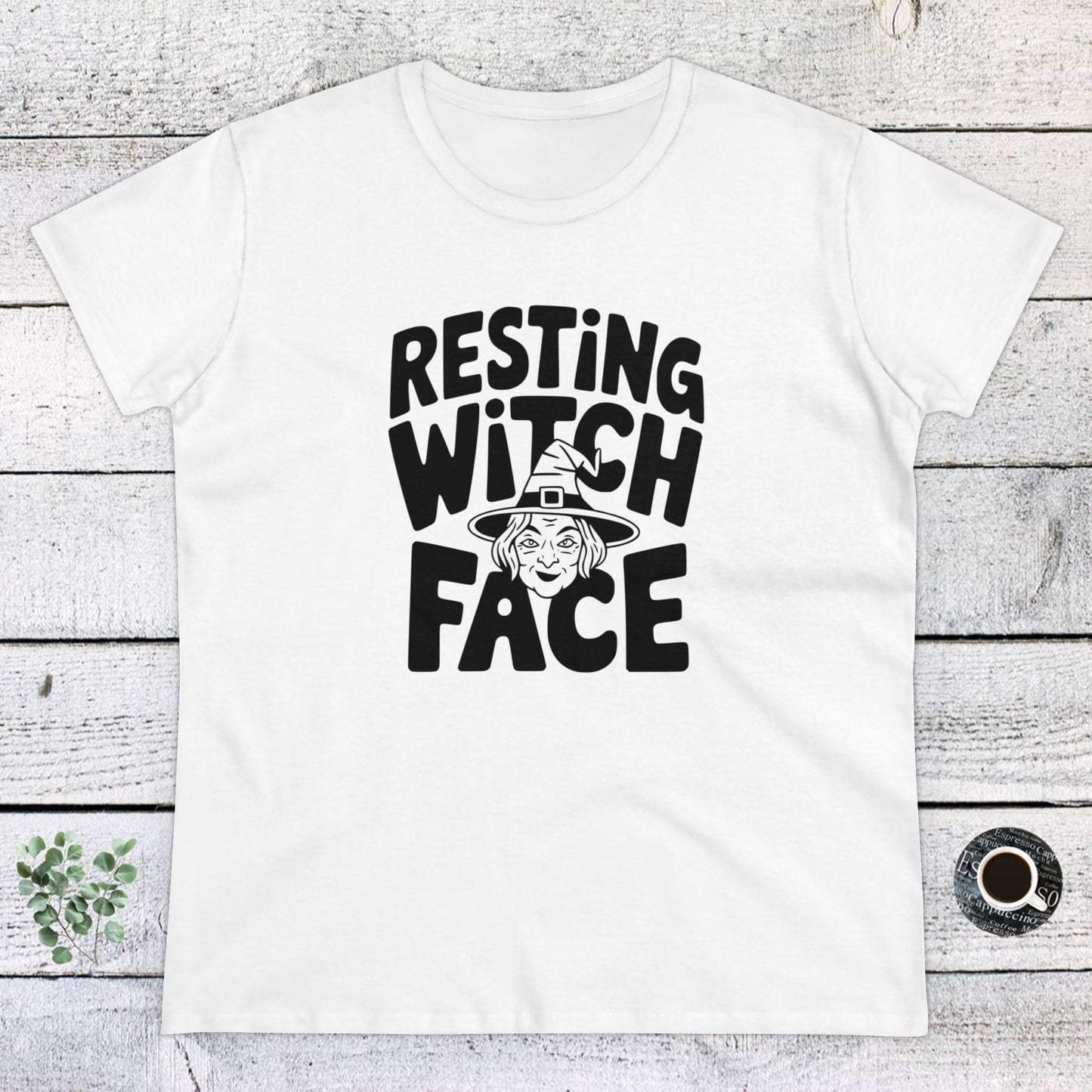 women's t-shirt, women's tee, women's halloween, witch!