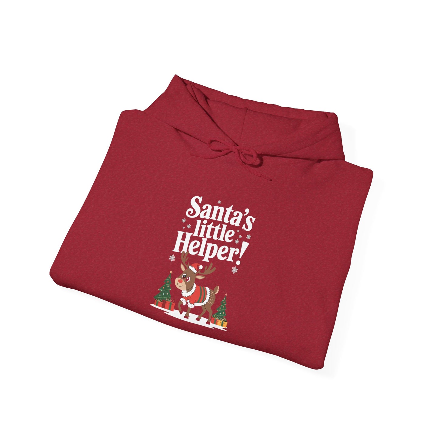 men's and women's christmas sweatshirt. santa's little helper! unisex christmas sweatshirt.