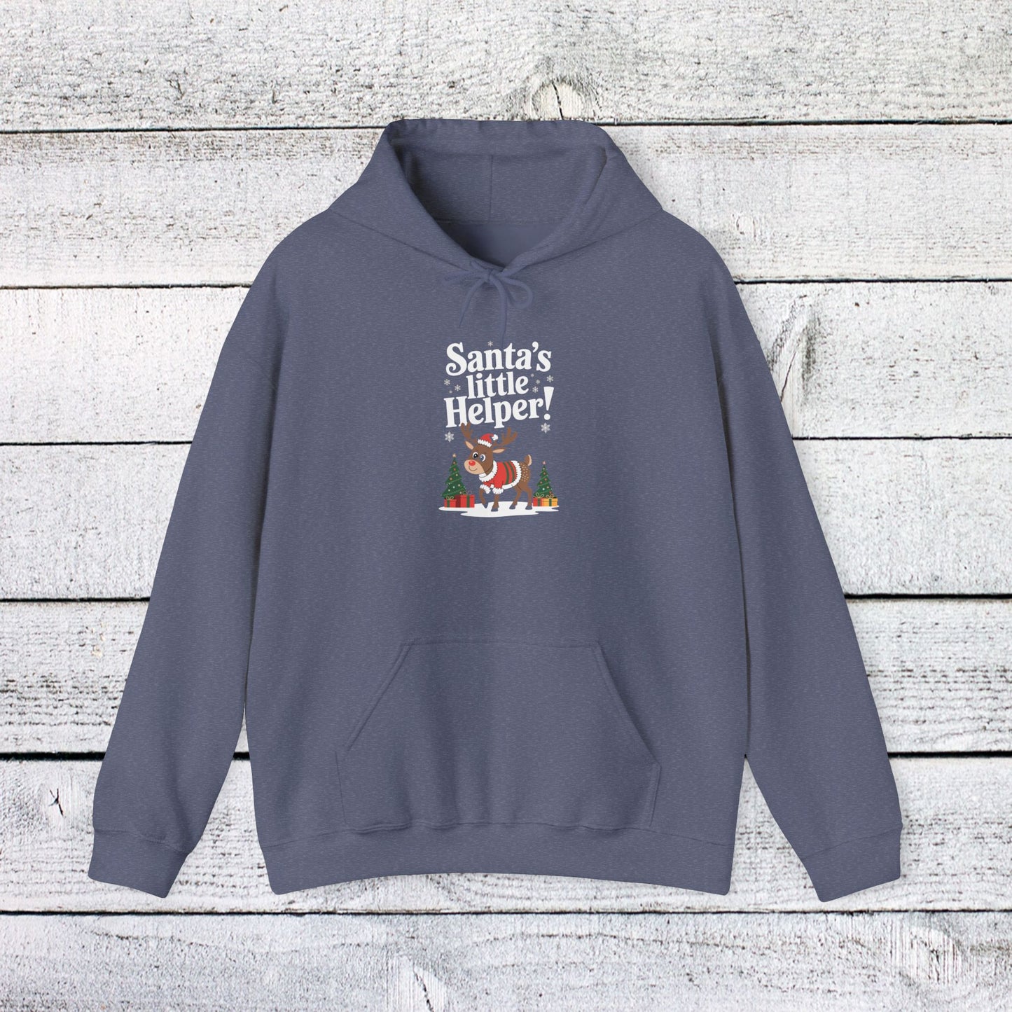 men's and women's christmas sweatshirt. santa's little helper! unisex christmas sweatshirt.