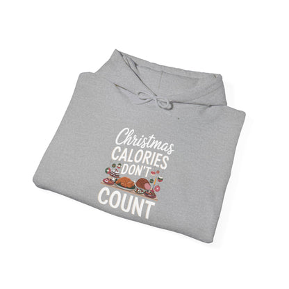 Men's and Women's Christmas Sweatshirt. Christmas Calories don't count. Unisex Christmas Sweatshirt.