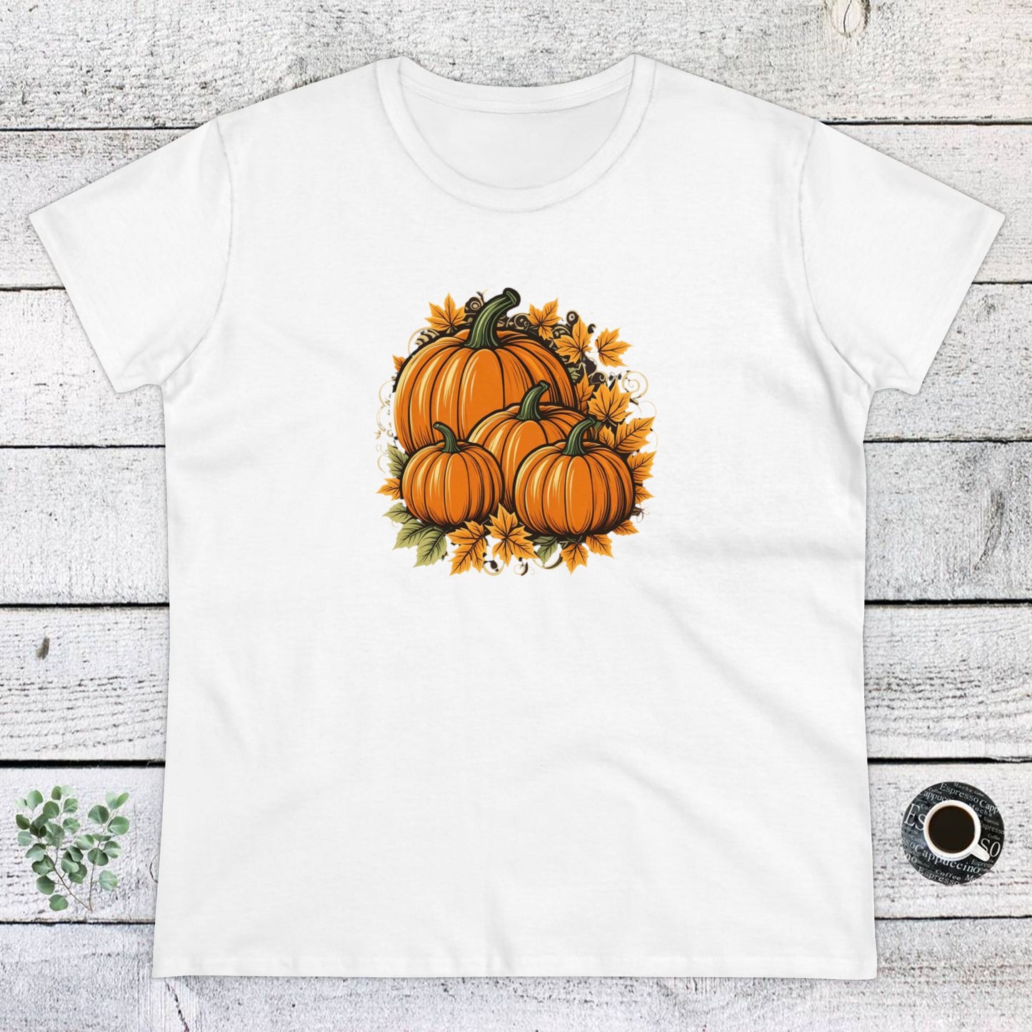 womens t-shirt - pumpkins