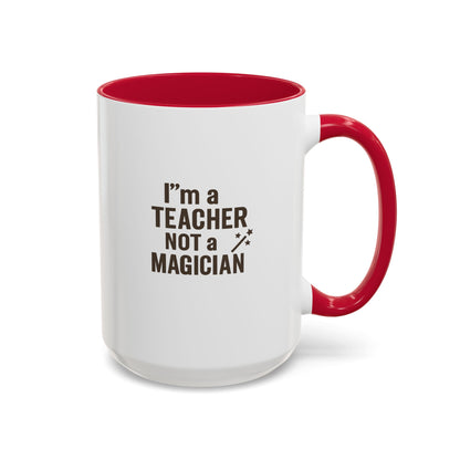 Colorful Teacher Mug - Perfect Gift for Educators. Teachers with Attitude.