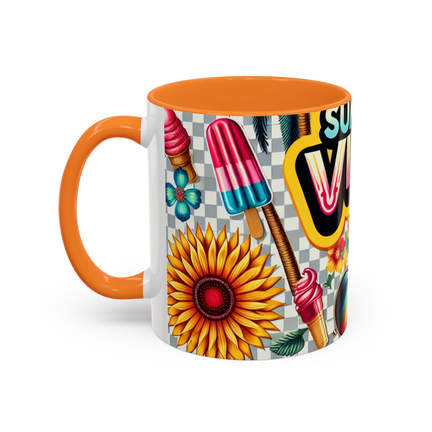 colorful summer vibes mug | vibrant design for your morning coffee