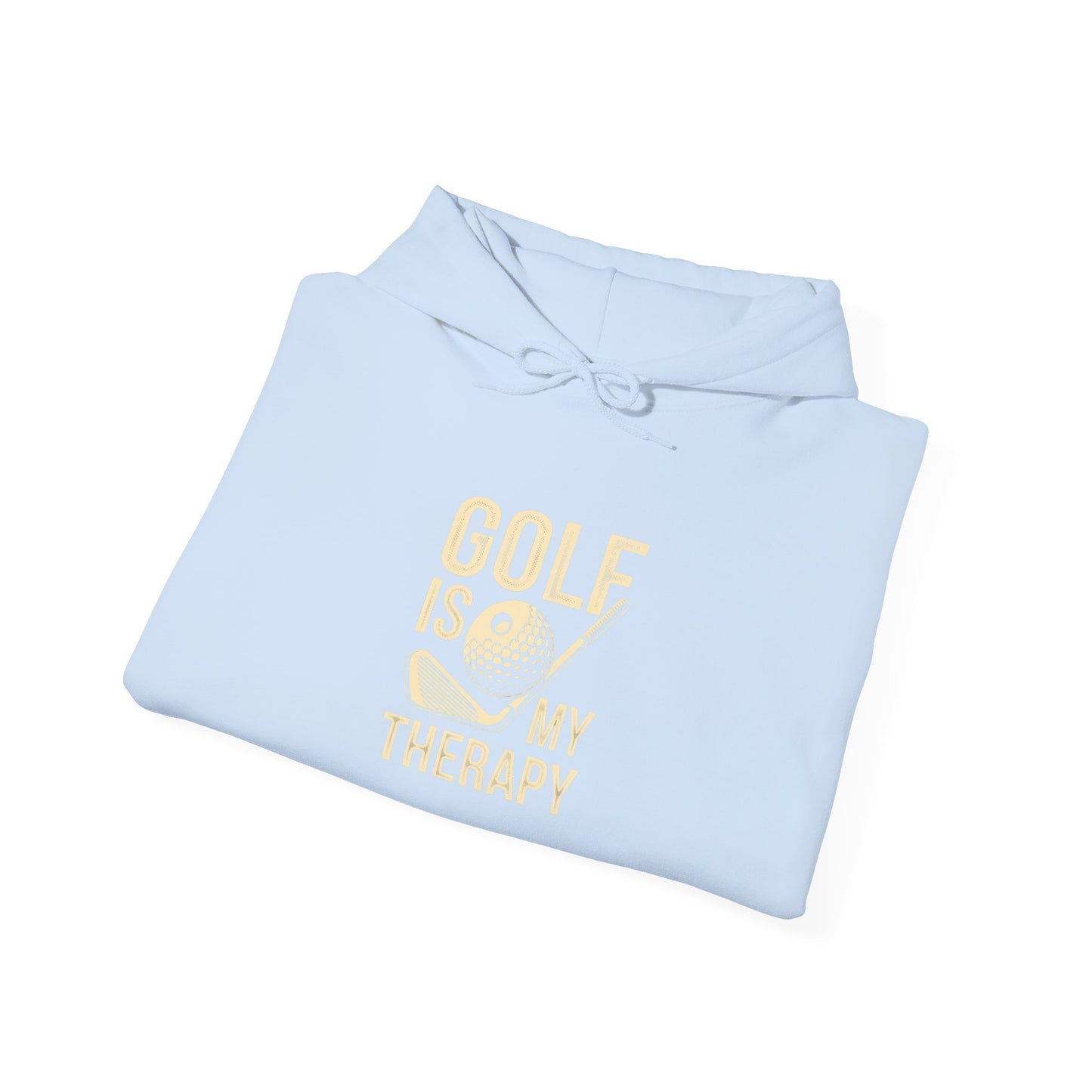 men & women golf sweatshirt: golf is my therapy. unisex sweatshirt.