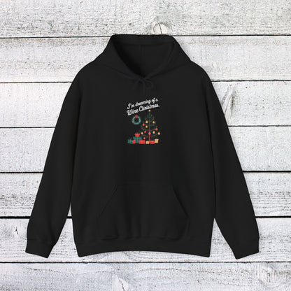 Men's and Women's Christmas Sweatshirt. Wine Christmas! Unisex Christmas Sweatshirt.