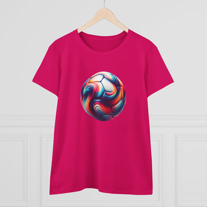Stylish Women's Cotton Tee for Sports Enthusiasts