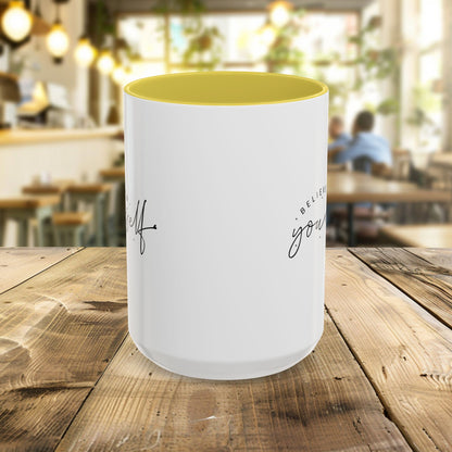 Colorful Inspirational Mug - Believe in Yourself
