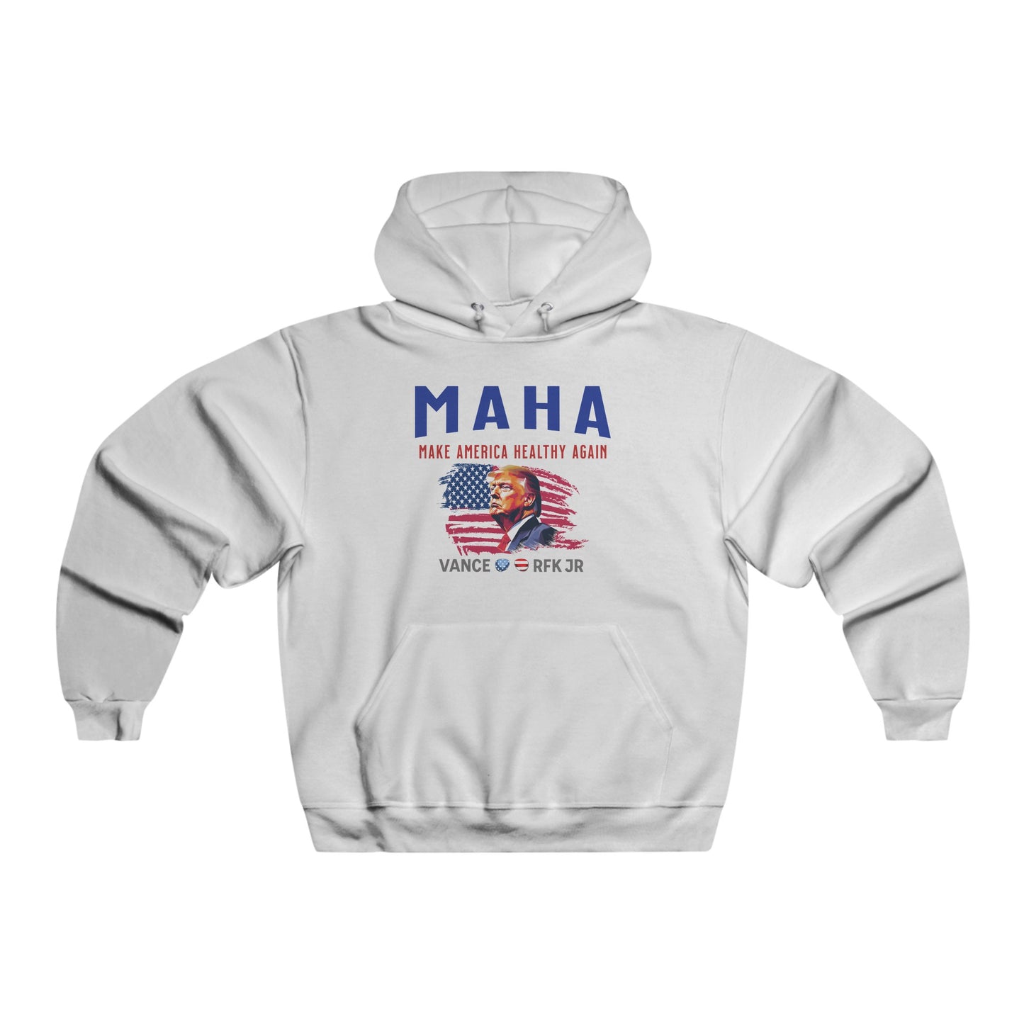 men's hoodie - make american healthy again (maha)