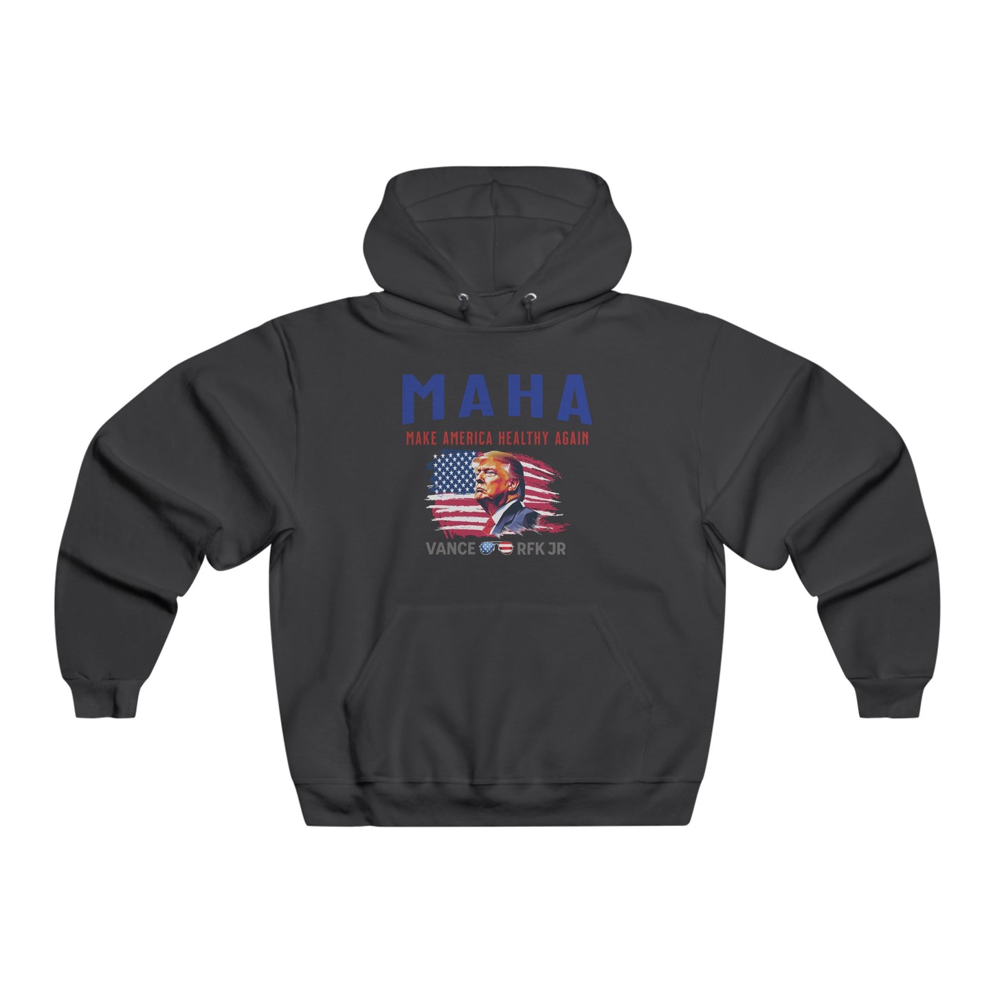 men's hoodie - make american healthy again (maha)