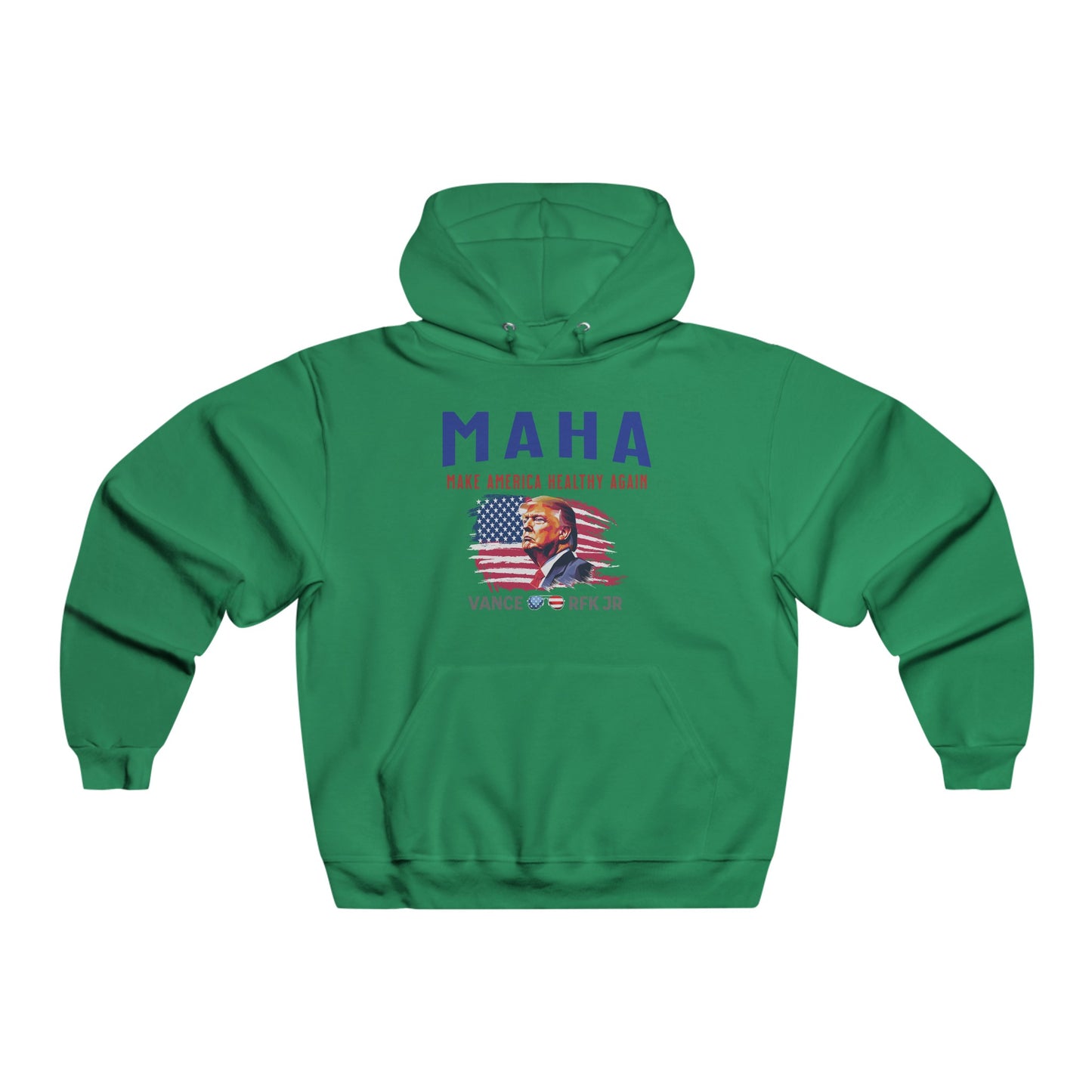 men's hoodie - make american healthy again (maha)