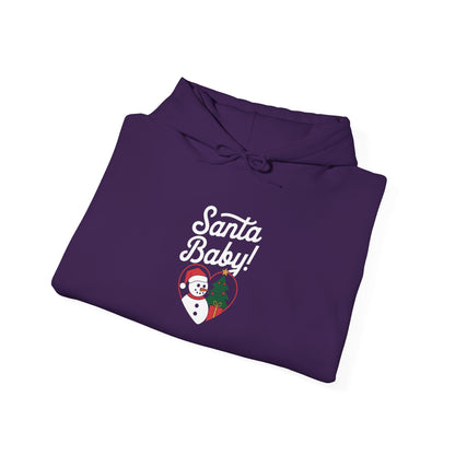 Men's and Women's Christmas Sweatshirt. Santa Baby. Unisex Christmas Sweatshirt.