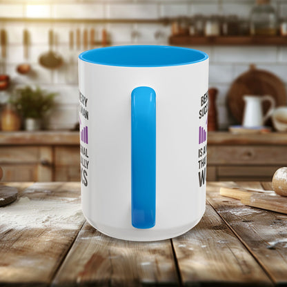 Colorful Mugs (11oz, 15oz) - Behind Every Successful Man is a WIFI Signal That Works