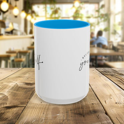 Colorful Inspirational Mug - Believe in Yourself