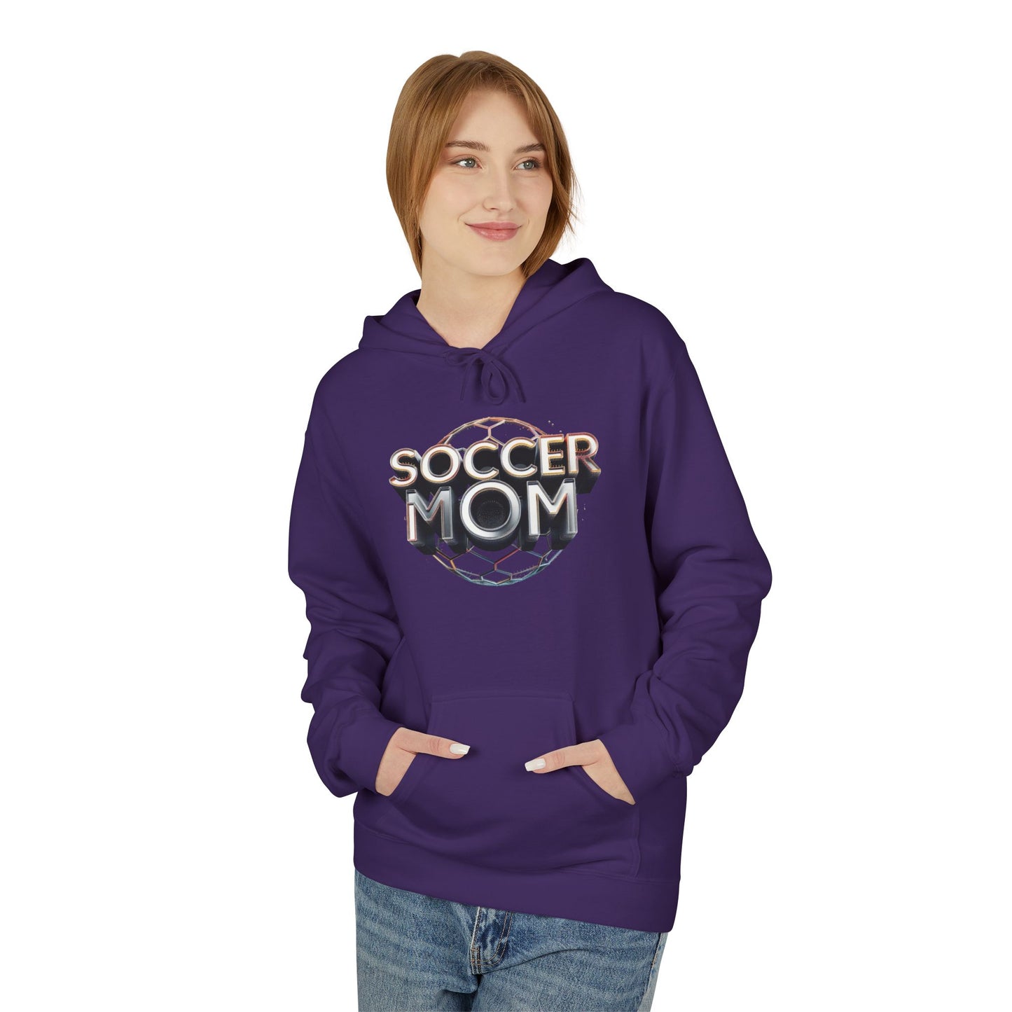 trendy unisex softstyle hoodie - perfect for soccer moms