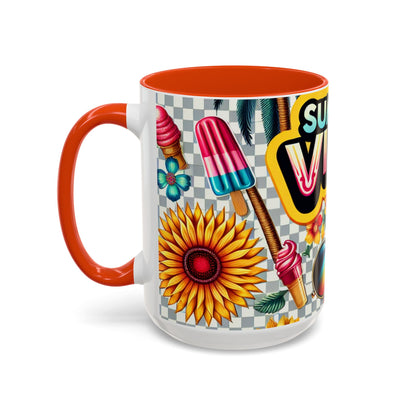 Colorful Summer Vibes Mug | Vibrant Design for Your Morning Coffee