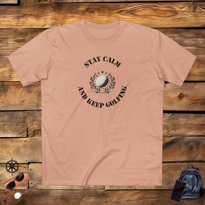 Men's T-Shirt - Stay Calm & Keep Golfing