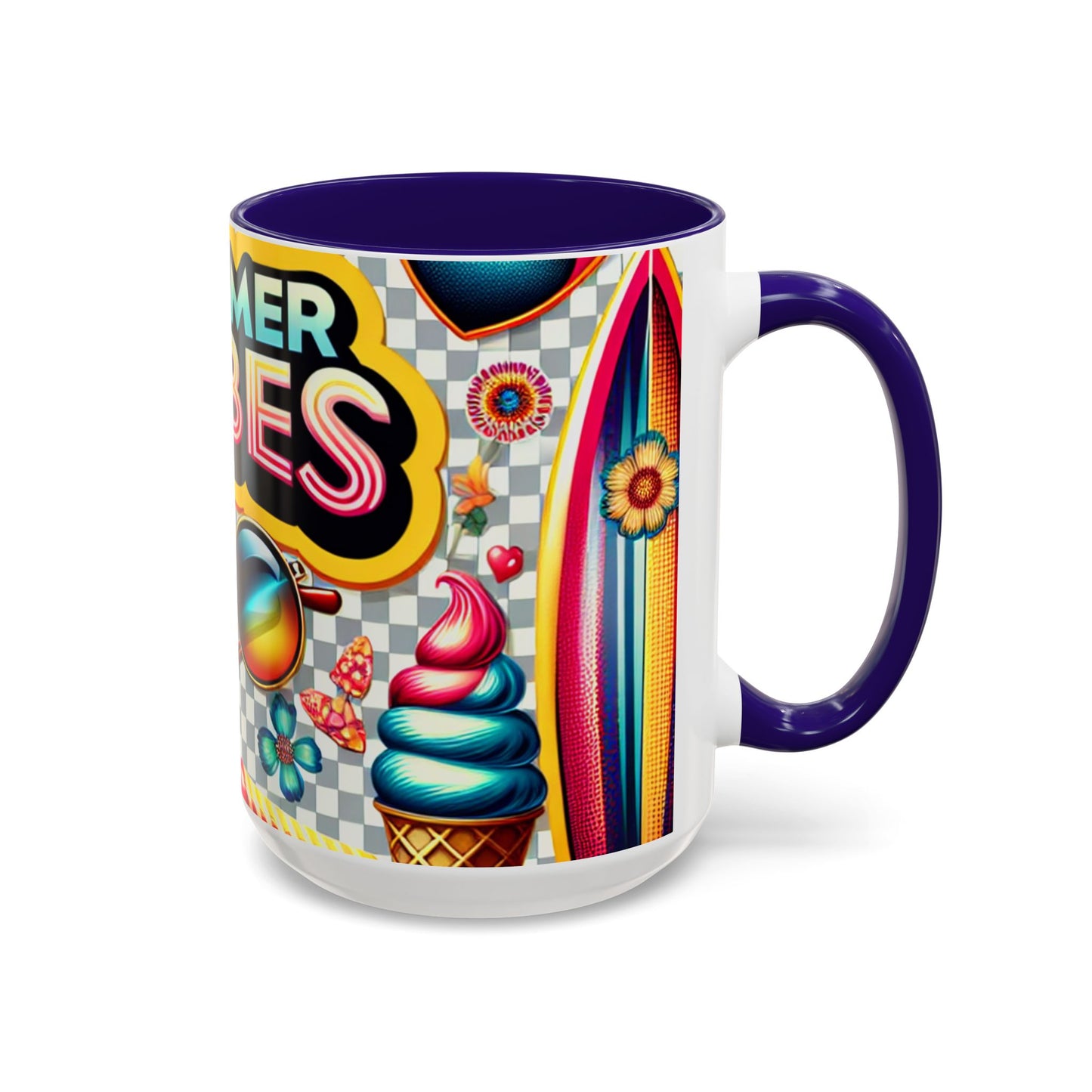 colorful summer vibes mug | vibrant design for your morning coffee