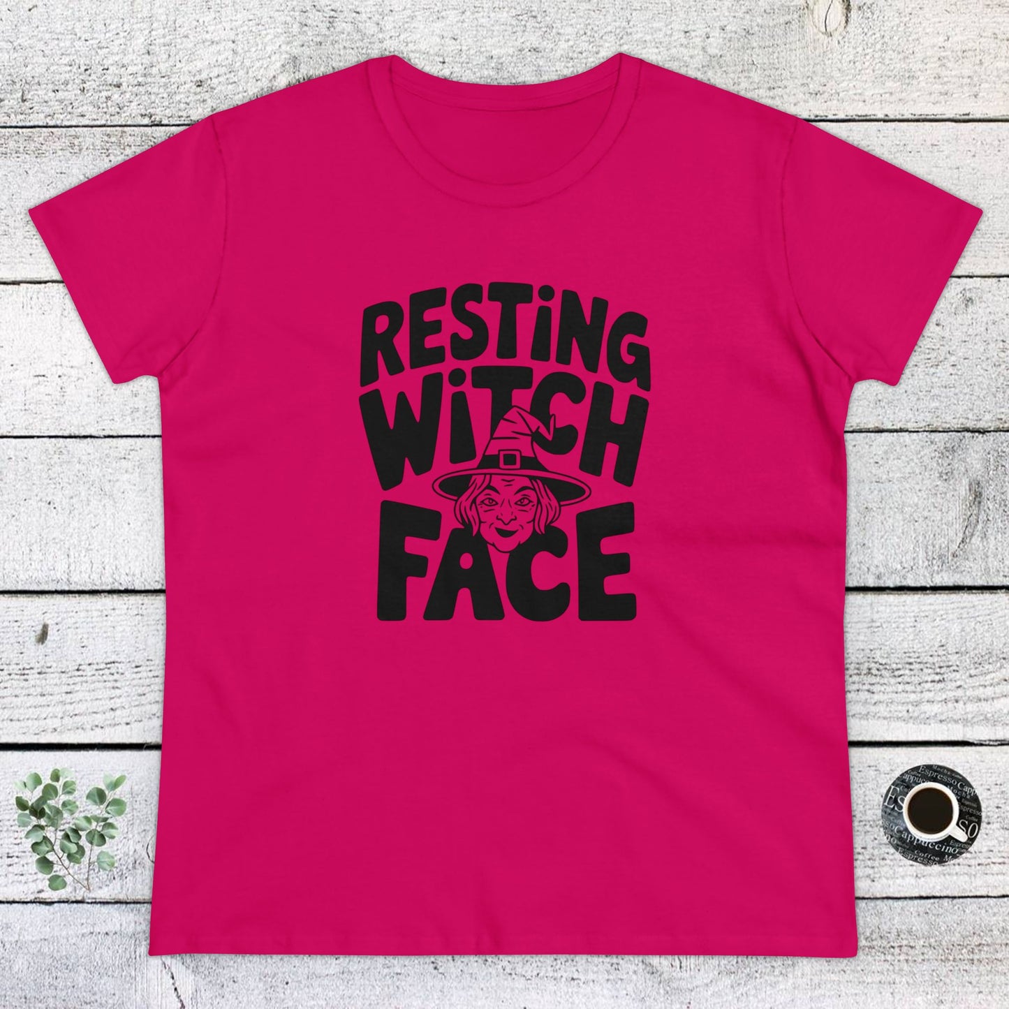 women's t-shirt, women's tee, women's halloween, witch!