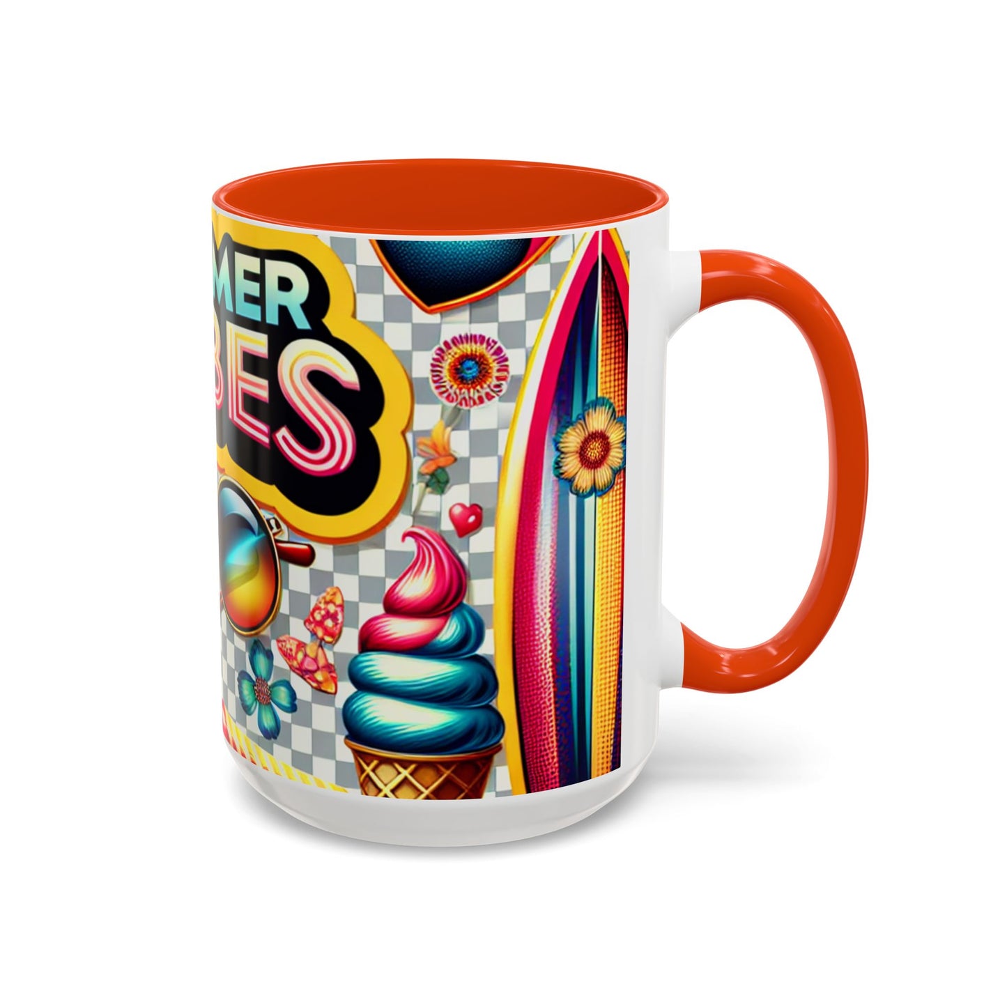 colorful summer vibes mug | vibrant design for your morning coffee