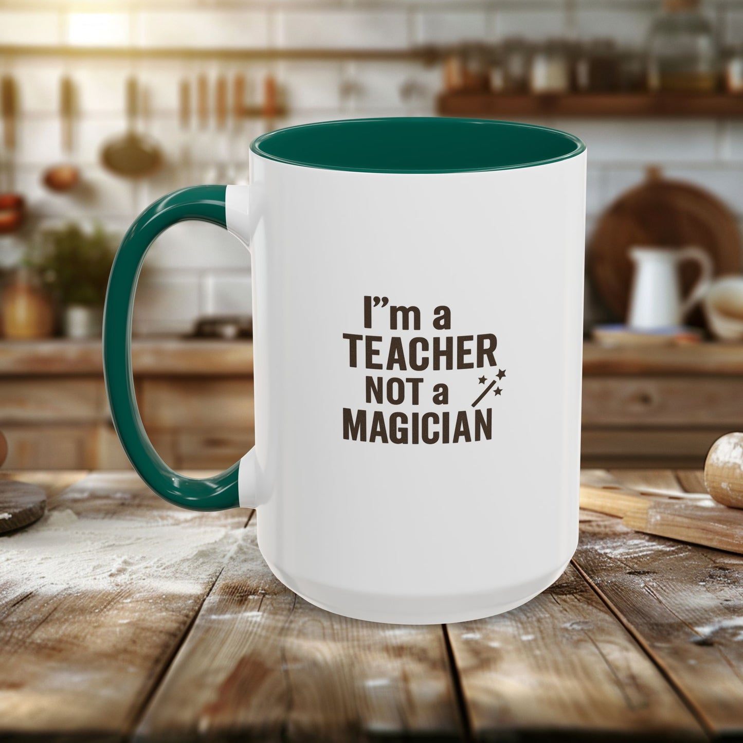 colorful teacher mug - perfect gift for educators. teachers with attitude.