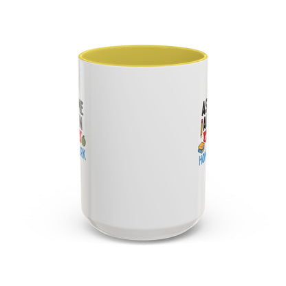 Colorful 'Ask Me Again, It's Homework' Mug - Perfect for Students. Teachers with Attitude.