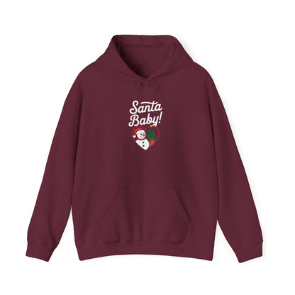 Men's and Women's Christmas Sweatshirt. Santa Baby. Unisex Christmas Sweatshirt.