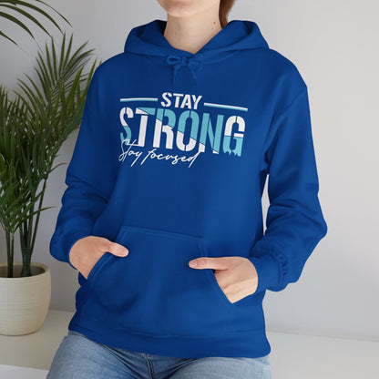 Unisex Heavy Blend™ Hooded Sweatshirt - Stay Strong - Simple Motivation Design