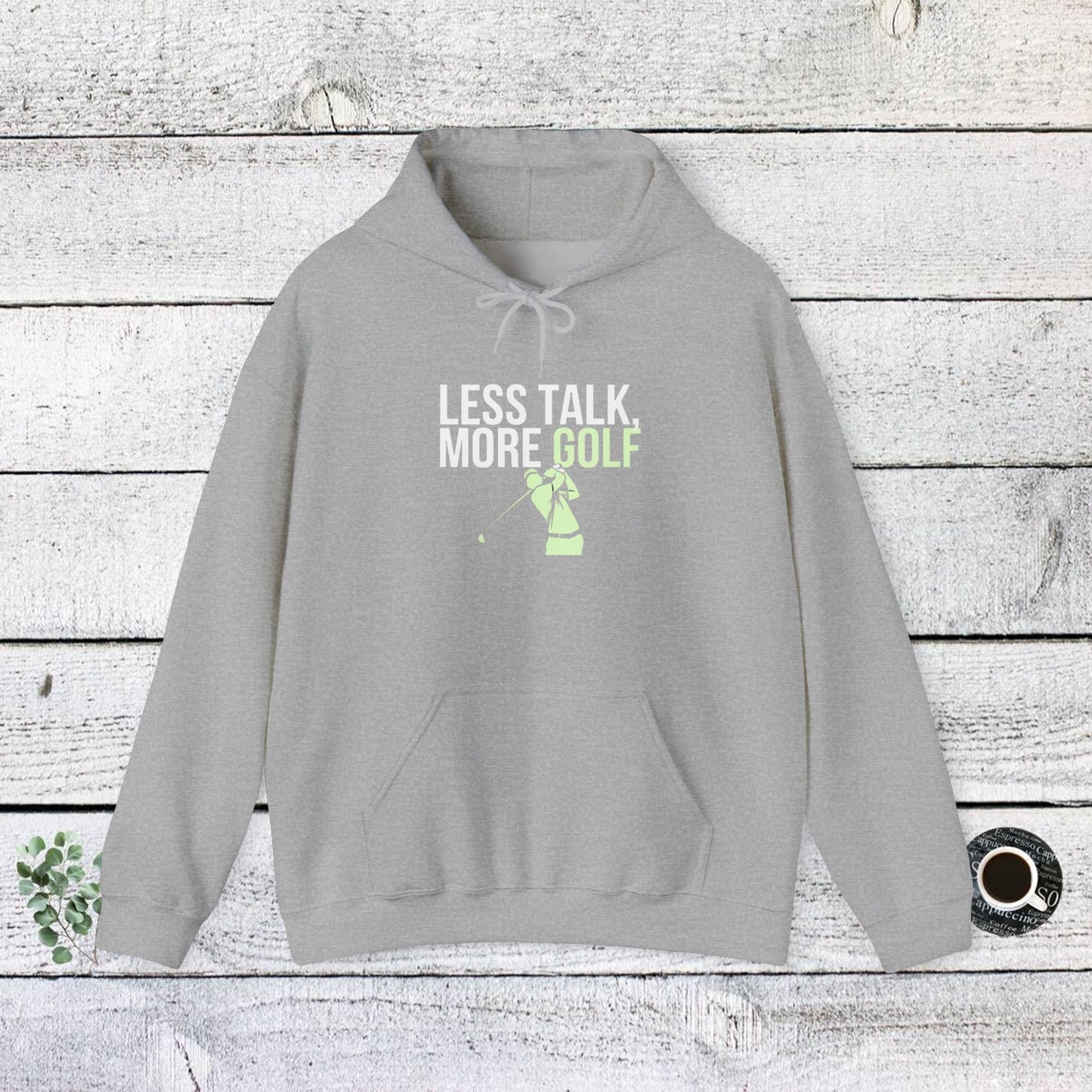 men & women golf sweatshirt: less talk more golf! unisex sweatshirt: