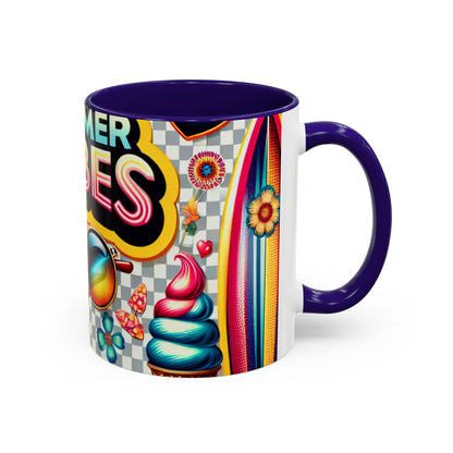 Colorful Summer Vibes Mug | Vibrant Design for Your Morning Coffee