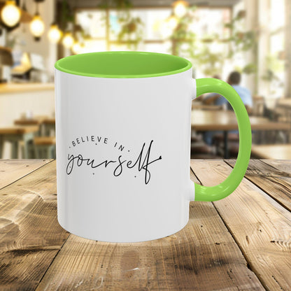 Colorful Inspirational Mug - Believe in Yourself