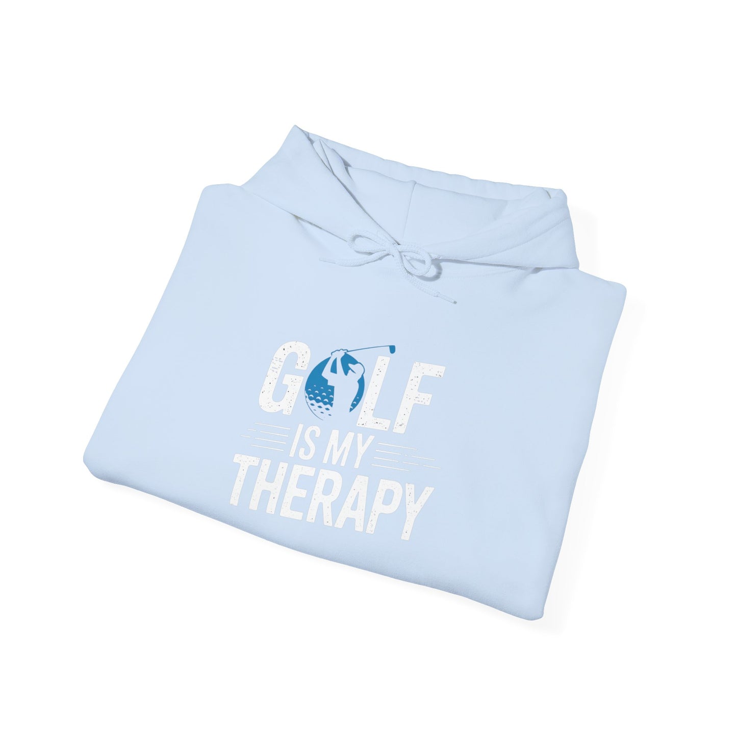 men & women golf sweatshirt: golf is my therapy(2): unisex sweatshirt: