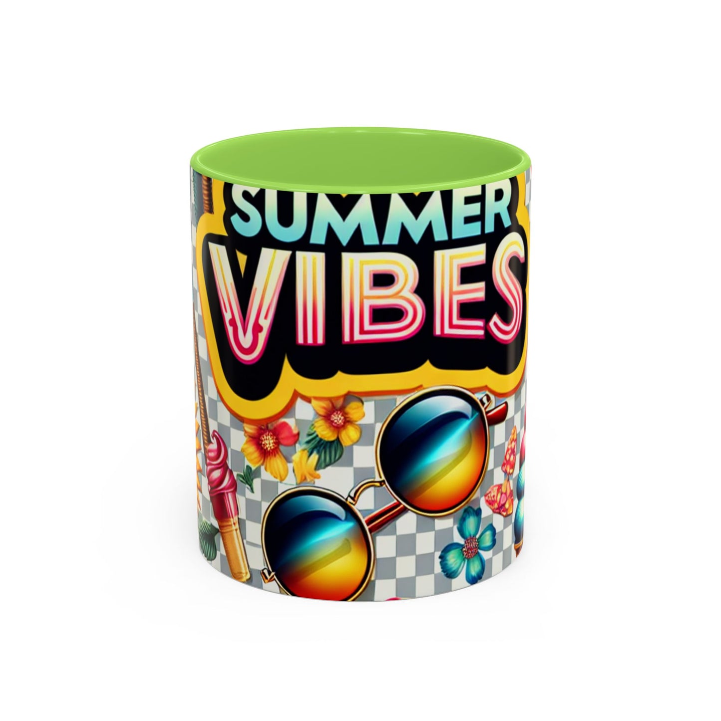 colorful summer vibes mug | vibrant design for your morning coffee