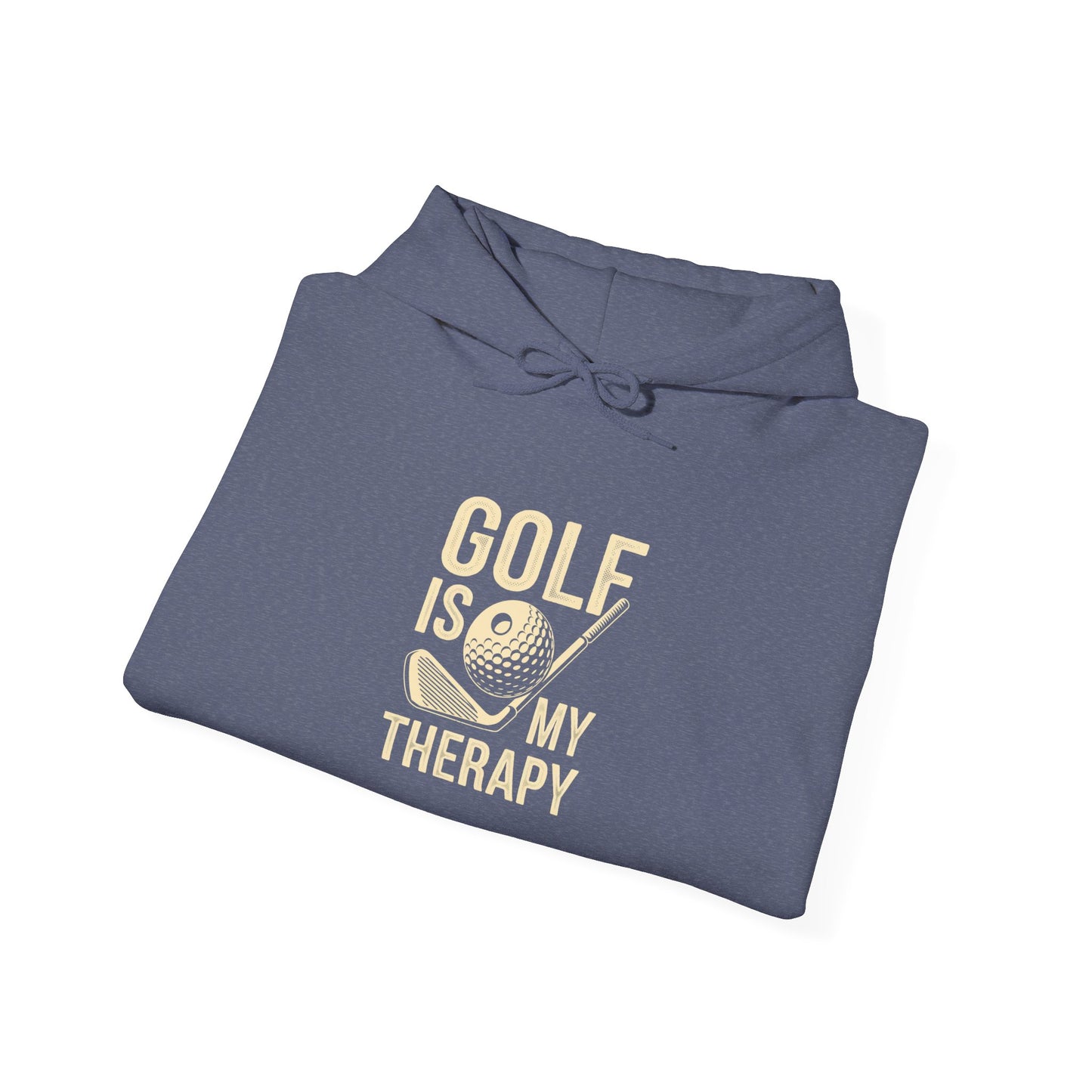 men & women golf sweatshirt: golf is my therapy. unisex sweatshirt.