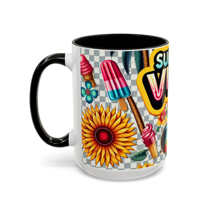 Colorful Summer Vibes Mug | Vibrant Design for Your Morning Coffee