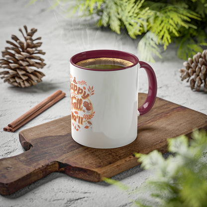 Colorful 11oz Mug - Happy Fall Ya'll