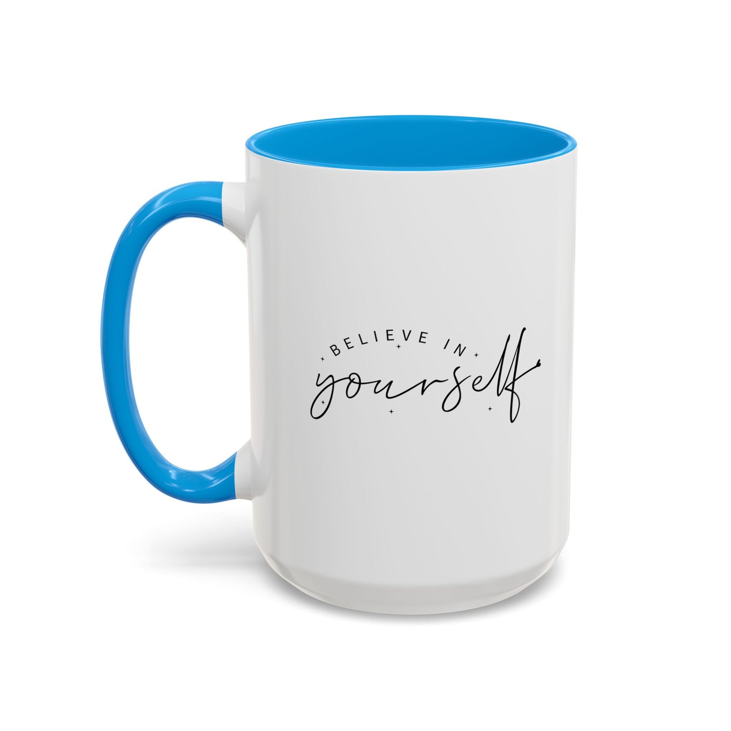 colorful inspirational mug - believe in yourself