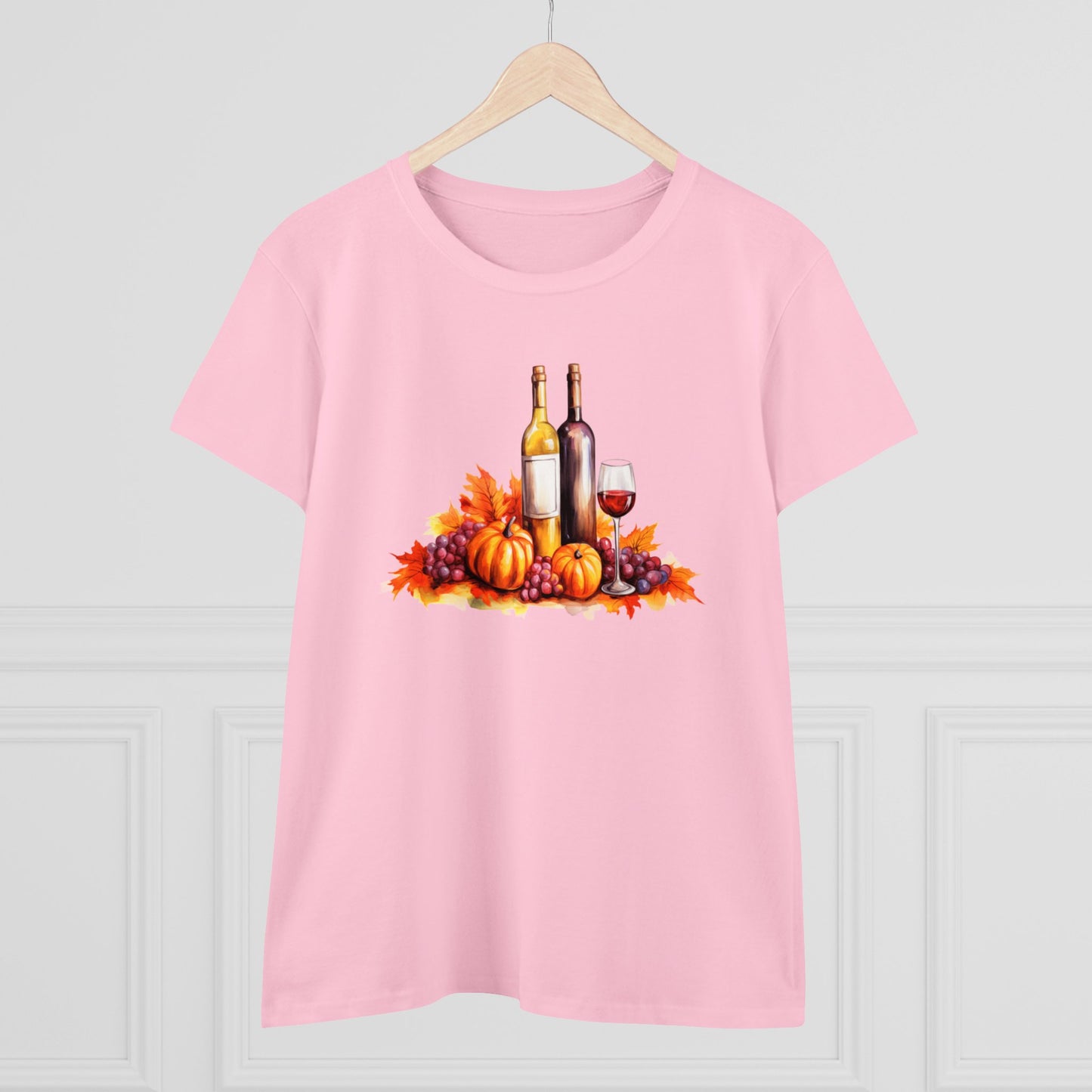 women halloween t-shirt, tee, fall, women's wine glass, pumpkins, halloween gift