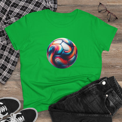 Stylish Women's Cotton Tee for Sports Enthusiasts