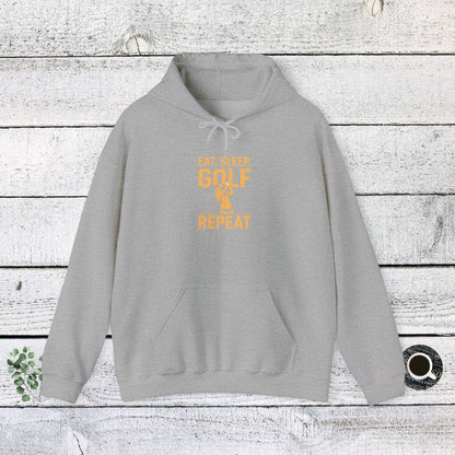 Men & Women Golf Sweatshirt: Eat, Sleep, Golf Repeat. Unisex Golf Sweatshirt: