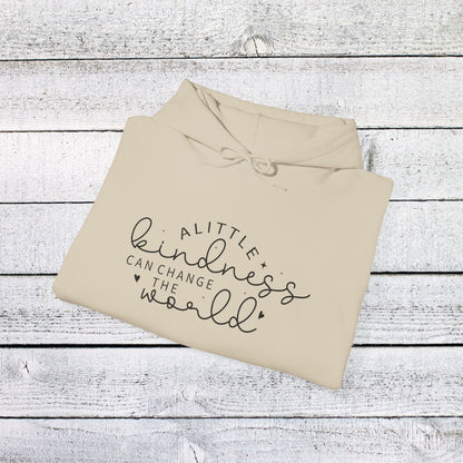 Unisex Heavy Blend™ Hooded Sweatshirt - A Little Kindness Can Change the World - Positive Quote